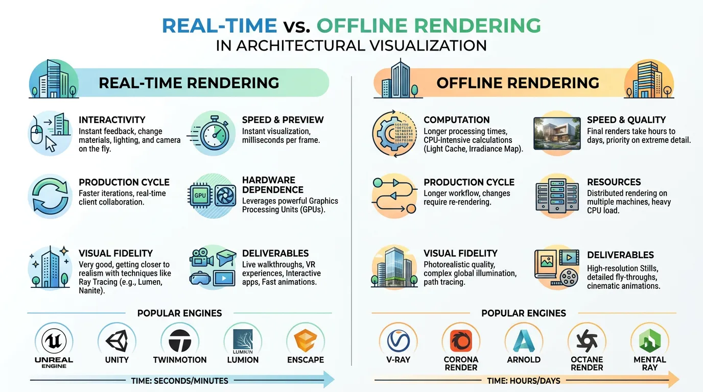 Echtzeit-Rendering — Wann reichen Twinmotion und D5 Render?
