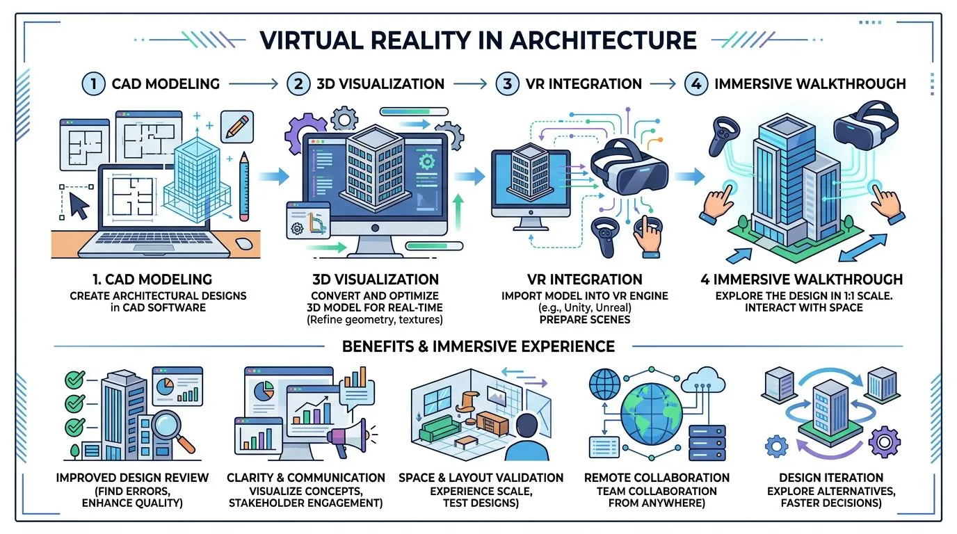 VR in der Architektur — Wie virtuelle Rundgänge Bauprojekte erlebbar machen